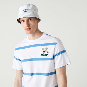 クラシックステッチクルーネックボーダーTシャツ／ラコステ（LACOSTE）