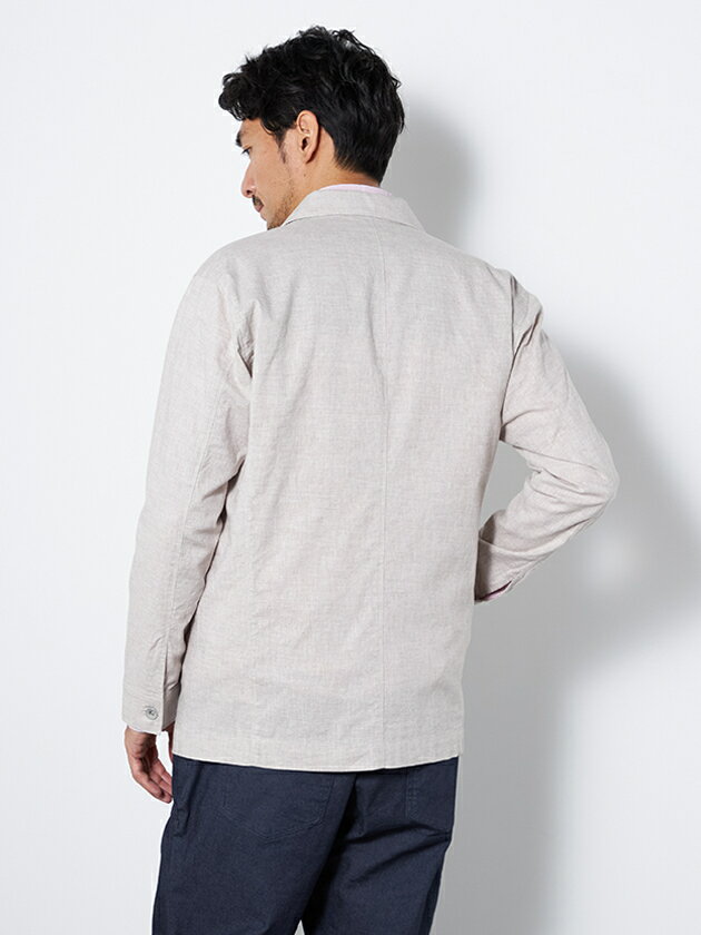 綿麻カバーオールジャケット／エレメント オブ シンプルライフ（element of SIMPLE LIFE）