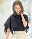 【S~5L】【洗える】ハンカチスリーブTシャツ/ルイルエブティック(RUIRUE BOUTIQUE)