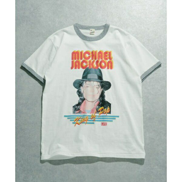 SCREEN STARS　SCREEN STARS　M.J. プリントリンガーTシャツ／アイテムズ アーバンリサーチ（ITEMS URBAN RESEARCH）