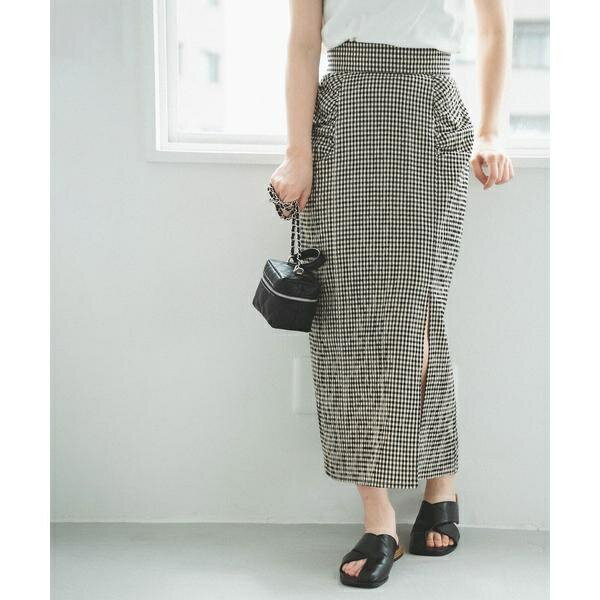 追加 [Sシリーズ対応商品]フロントスリットチェックナロースカート／フリーズマート（Free's Mart）のサムネイル