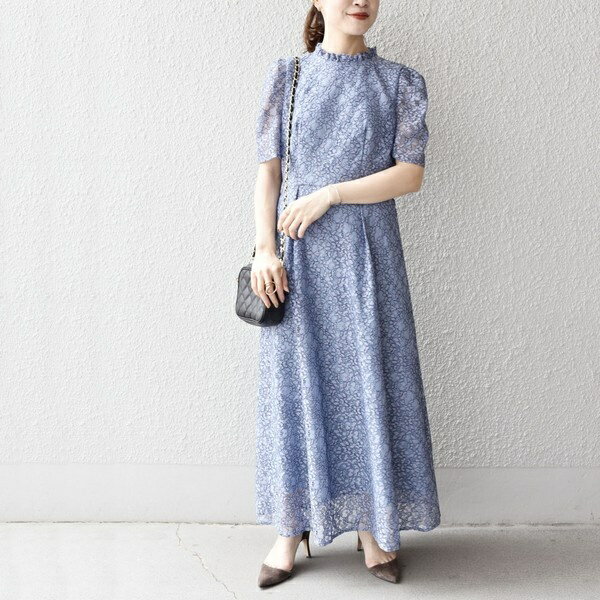 【SHIPS別注】kaene:コードレース ワンピース（セレモニー対応可）／シップス（SHIPS）