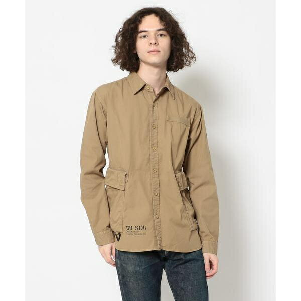 [YhEHbV J[SVc^L^S USED WASH CARGO SHIRT^ABbNXiAVIREXj