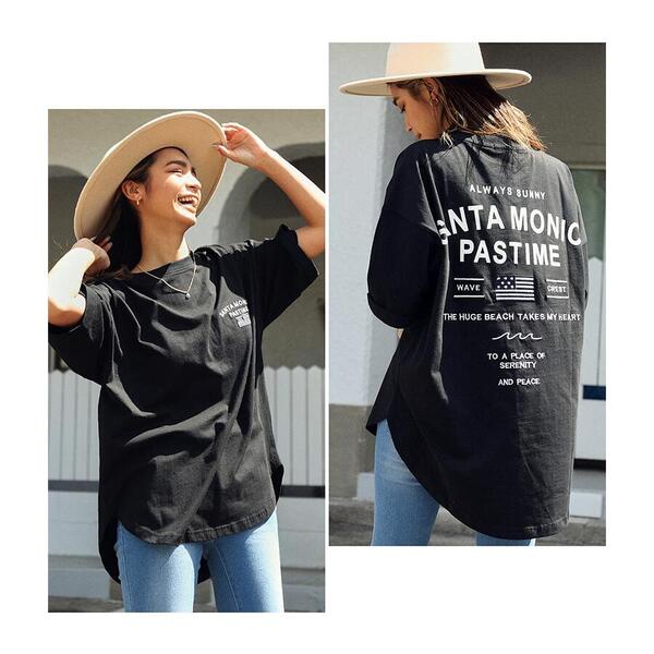 USAコットン国旗デザインビッグTシャツ／アナップ（ANAP）