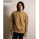 《DAILY》CREW SWEAT／無地 クルーネックスウェット デイリーウェア／アヴィレックス（AVIREX）