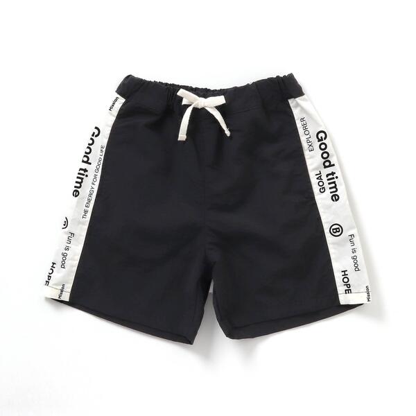 サイド切替ロゴパンツ　　4分丈／エフオーオンラインストア（F.O.Online）のサムネイル