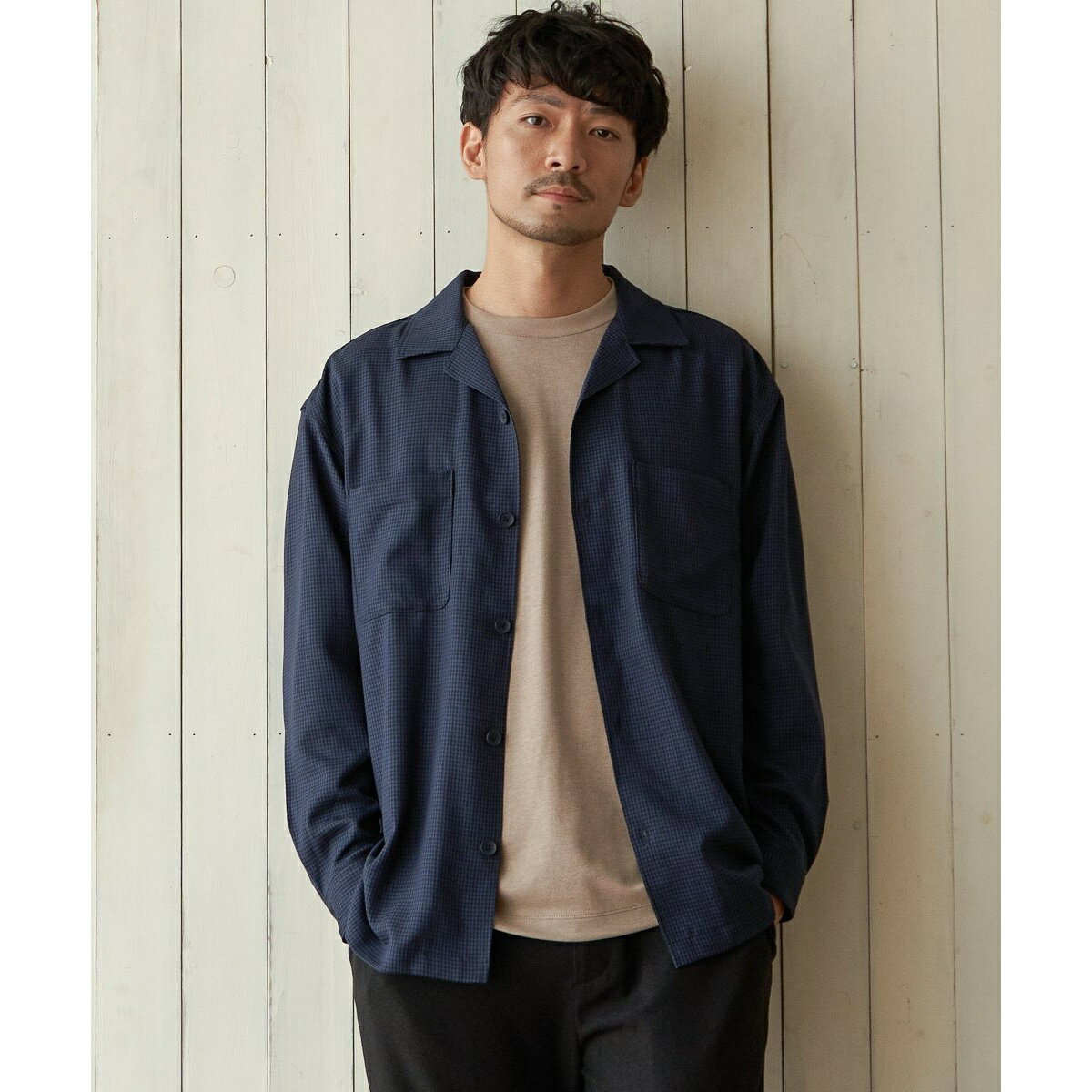 LANATEC CPOシャツ／イッカ（ikka）