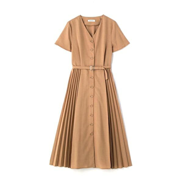 サイドプリーツ切替ワンピース／ナチュラルビューティーベーシック（NATURAL BEAUTY BASIC）