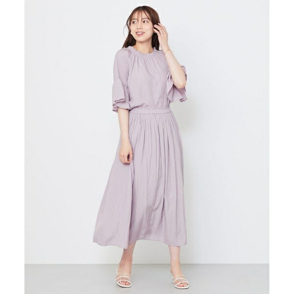 【洗える】アジャスタブルギャザー スカート／フェルウ（Feroux）