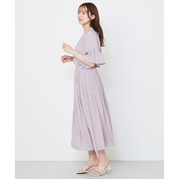 【洗える】アジャスタブルギャザー スカート／フェルウ（Feroux）