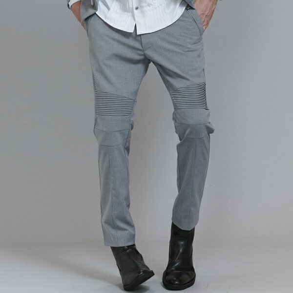 ライダースZIPトラウザーズ／ノーアイディー（NO ID.）