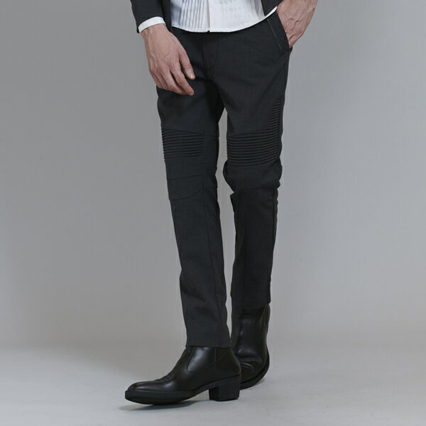 ライダースZIPトラウザーズ／ノーアイディー（NO ID.）