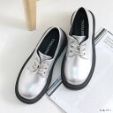 「UNISEX」【23〜27.0cm】★軽量厚底レースアップシューズ★3040/リバティドール(Liberty Doll)