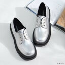 「UNISEX」【23〜27.0cm】★軽量厚底レースアップモカシンシューズ★3041/リバティドール(Liberty Doll)
