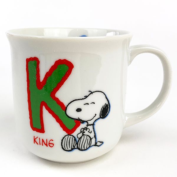 イニシャルマグ K スヌーピー グッズ（MCOR）／パーフェクト・ワールド・トーキョー（Perfect World Tokyo）