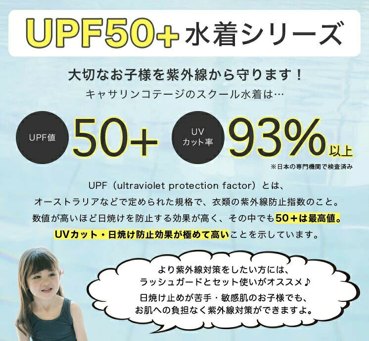 半袖ラッシュガード一体型ワンピース水着/キャサ...の紹介画像2