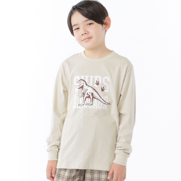 SHIPS　KIDS：145〜160cm　／　恐竜　UV　プリント　長袖　TEE／シップス（SHIPS）のサムネイル