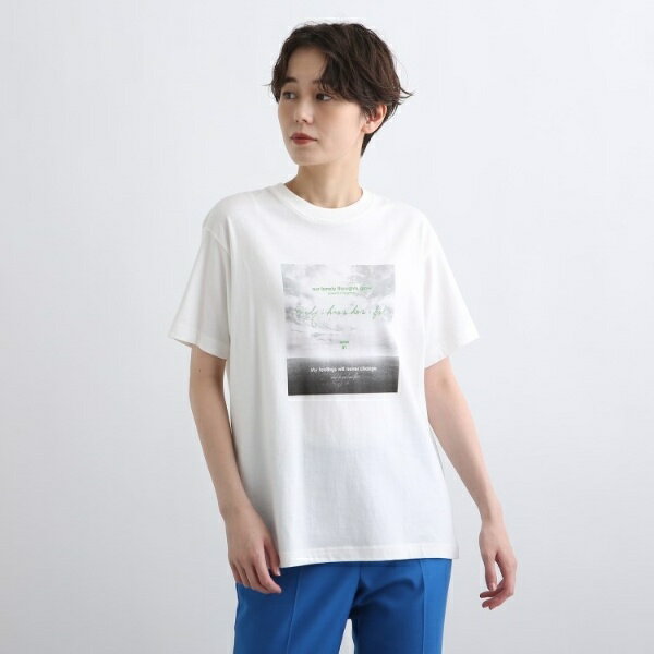 【WORLDfortheWorld】フォトプリントTシャツ