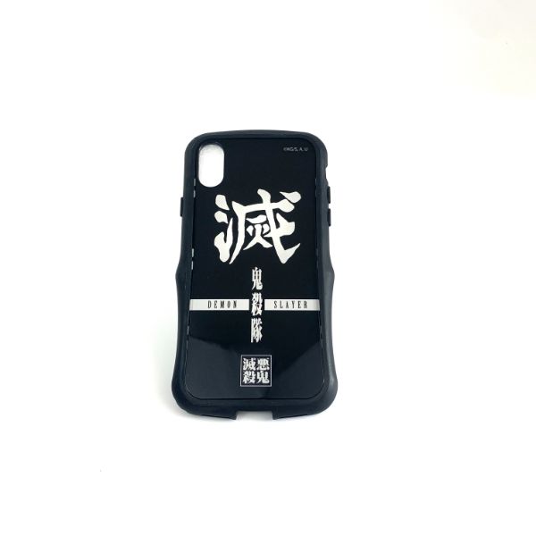 鬼滅の刃 鬼殺隊 鬼殺隊 TPUバンパー iPhoneケース ブラック X・Xs共用 　／パーフェクト・ワールド・トーキョー（Perfect World Tokyo）