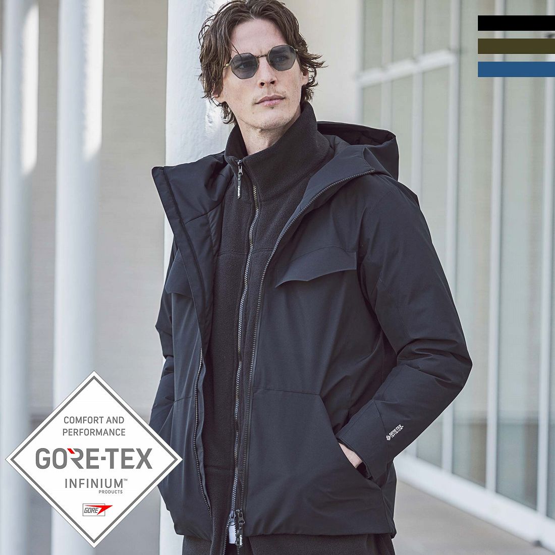 【MENS】+phenix GORE-TEX INFINIUM Down Jacket／プラスフェニックス（plus phenix）