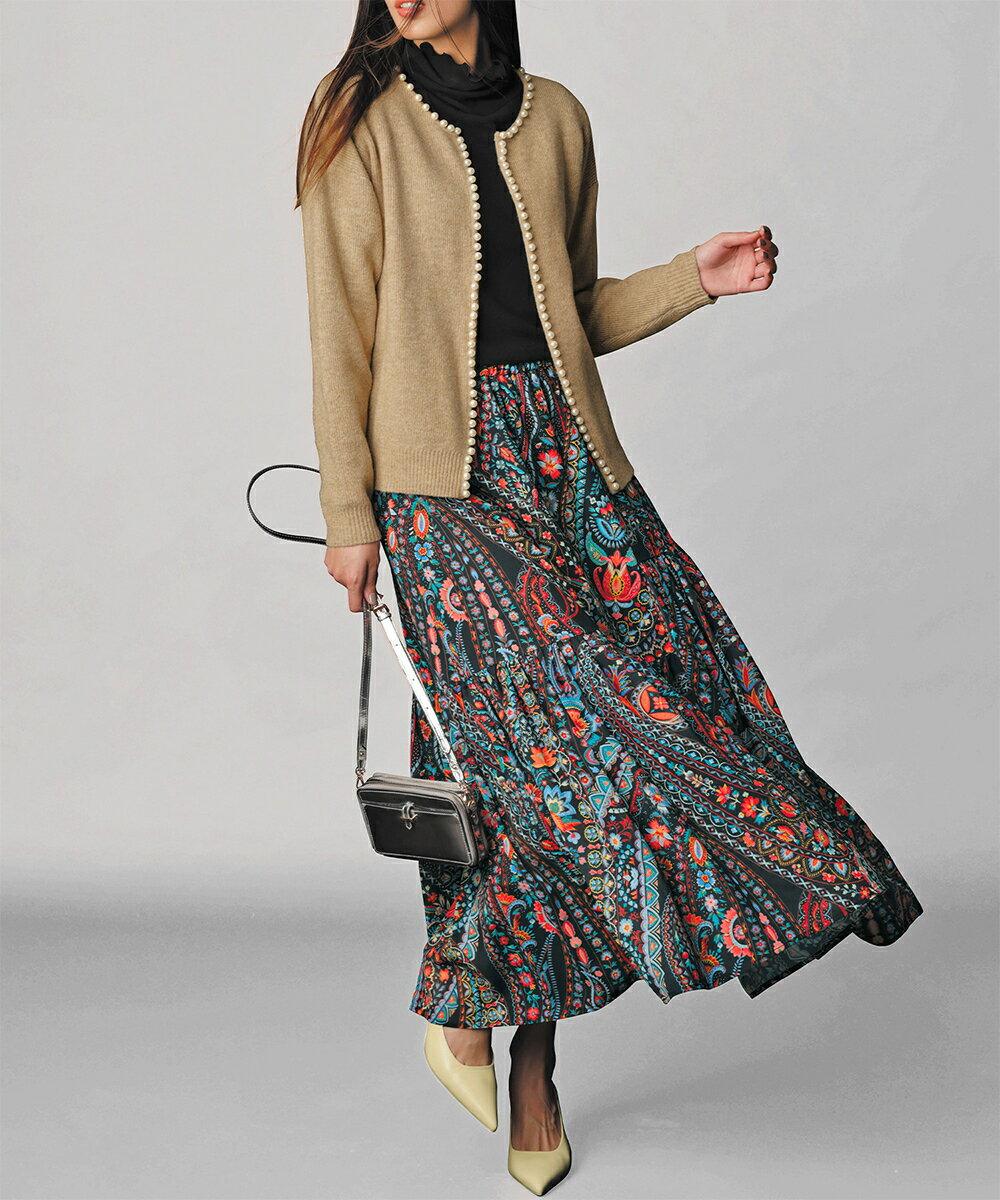 ペイズリーマキシスカート／ラナン（Ranan）