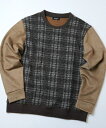 杢ジャガードニットプリントカットソー/メンズビギ(MEN'S BIGI)