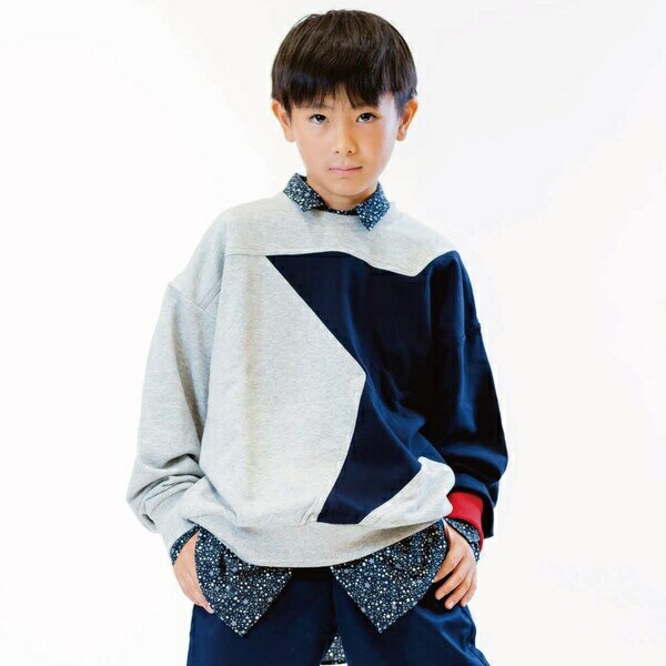 ミニ裏毛　星柄トレーナー／コムサ・フィユ（COMME CA FILLE）