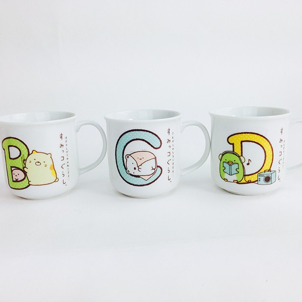 すみっコぐらし イニシャルマグ D 食器 グッズ (MCOR)(MCD)／パーフェクト・ワールド・トーキョー（Perfect World Tokyo）