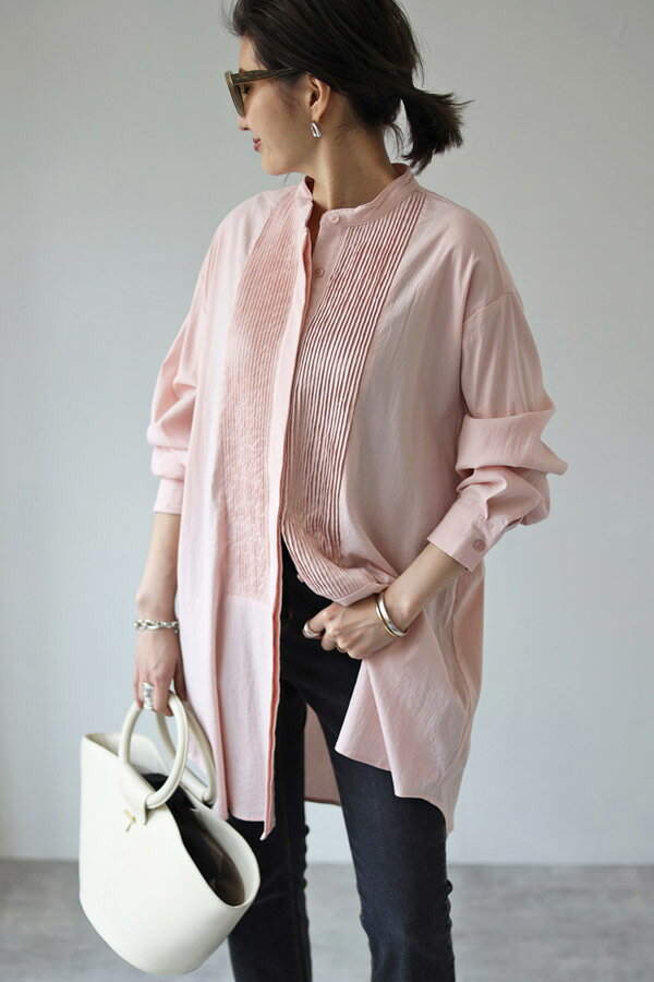 フロントピンタックシャツ／ボンジュールサガン（BONJOUR　SAGAN）のサムネイル