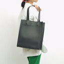 【A4ファイル対応】カシュカシュ WEB限定シンセティックレザーフロントポケットトート 別注アイテム/カシュカシュ(cache cache)