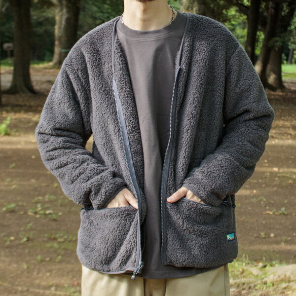 【Franklin　Climbing／フランクリンクライミング】シェルパフリースカーディガン／フレディ＆グロスター（FREDY＆GLOSTER）のサムネイル