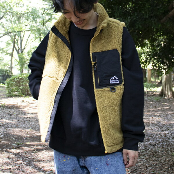 【Franklin　Climbing／フランクリンクライミング】シープボアベスト／フレディ＆グロスター（FREDY＆GLOSTER）のサムネイル