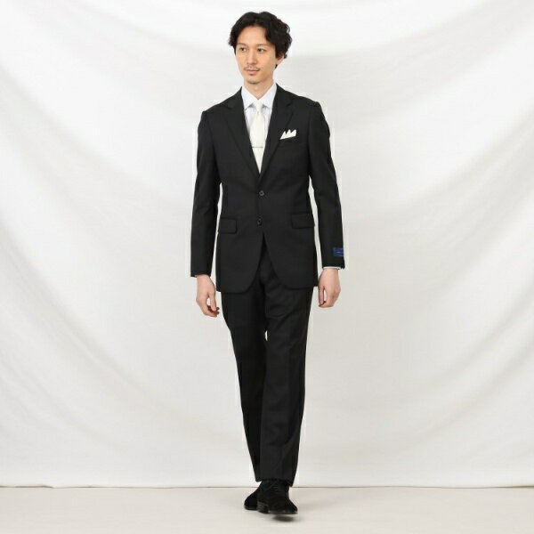 【冠婚葬祭】無地 サージスーツ3ピース対応可/タケオキクチ(TAKEO KIKUCHI)