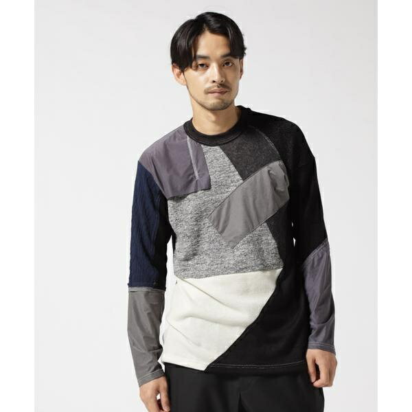 FranCisT_MOR.K.S. ／フランシストモークス／15-MIX KNIT PULLOVER／ロイヤルフラッシュ（ROYAL FLASH）