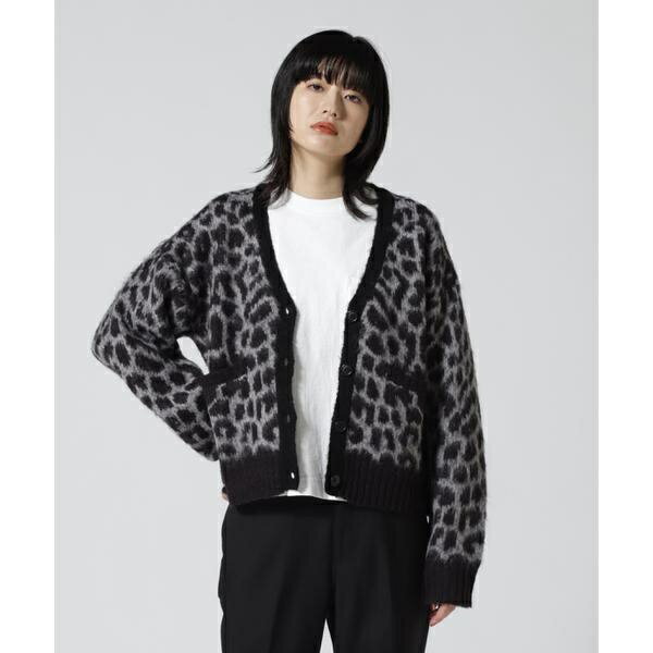 LEOPARD MOHAIR CARDIGAN／レオパードモヘア カーディガン／ショット（Schott）のサムネイル