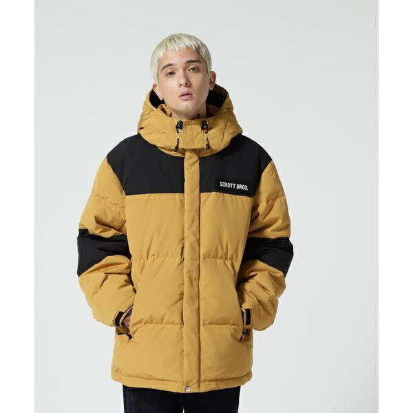 CLASSIC 2-TONE DOWN JACKET／クラシック2トーン ダウンジャケット／ショット（Schott）