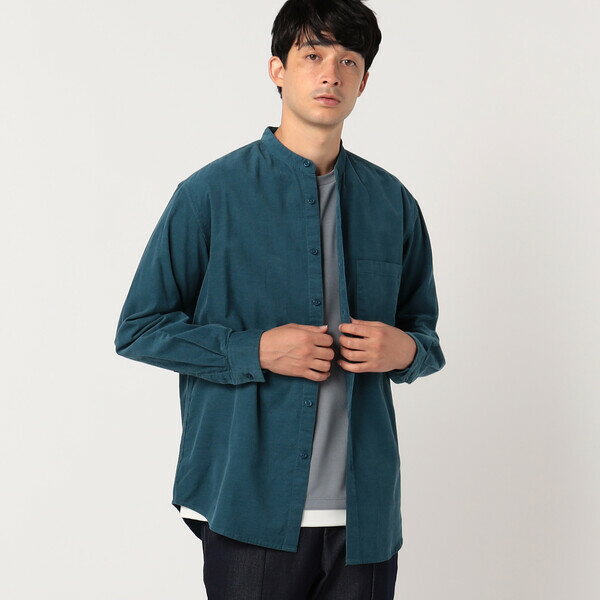 コーデュロイ　バンドカラーシャツ／コムサイズム（COMME CA ISM）