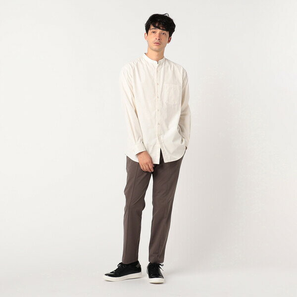 コーデュロイ　バンドカラーシャツ／コムサイズム（COMME CA ISM）