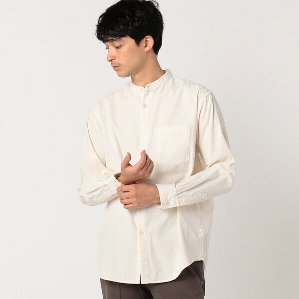 コーデュロイ　バンドカラーシャツ／コムサイズム（COMME CA ISM）