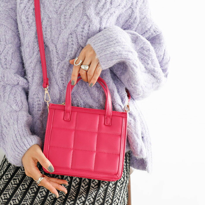 キルティングスクエアバッグ／ジーラ バイ リュリュ（GeeRA）