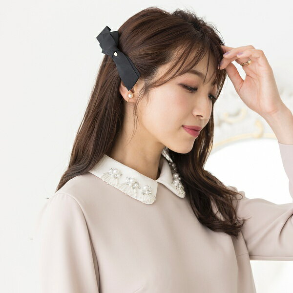 ビジュー襟ワンピース／ローズティアラ（Rose Tiara）のサムネイル