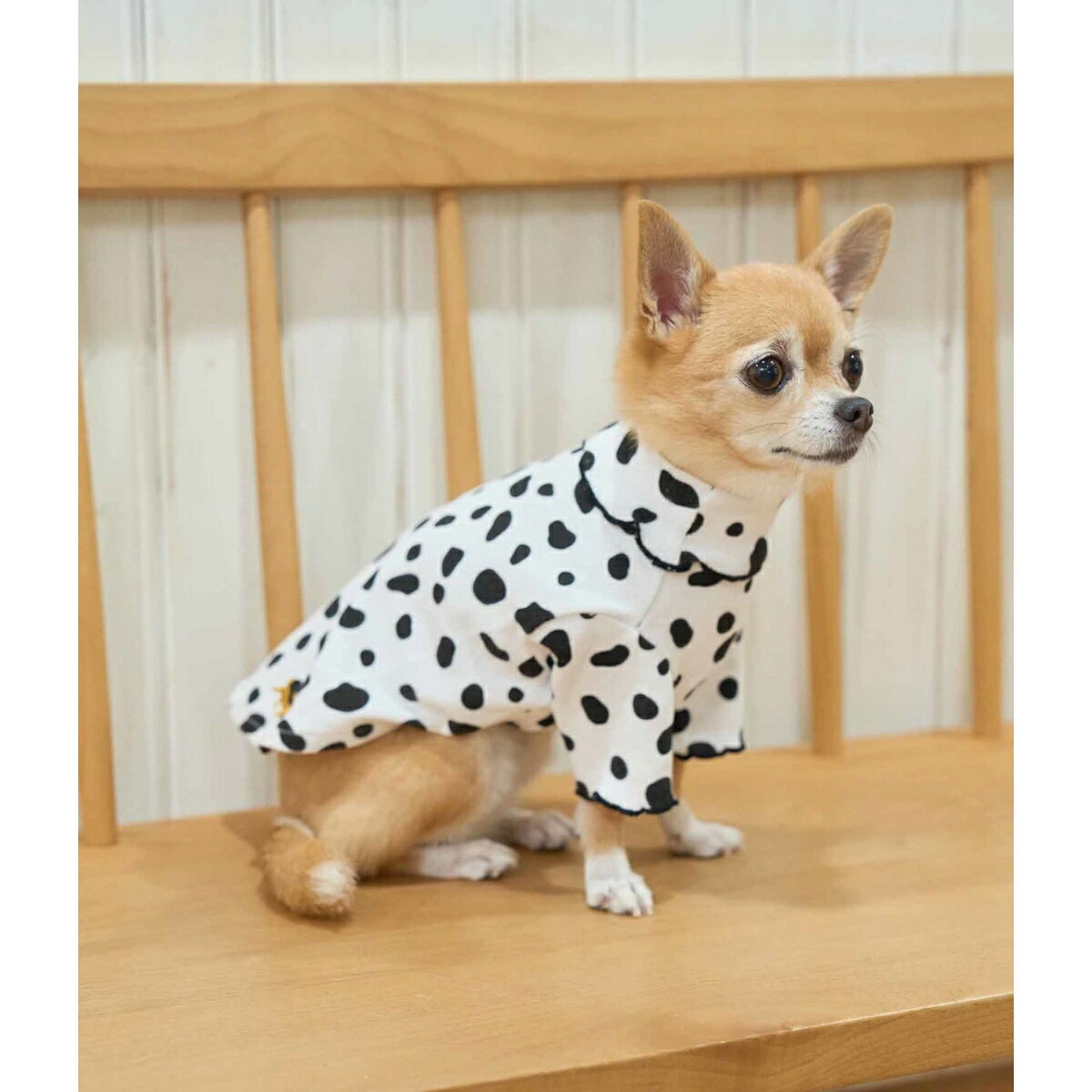 【DOG】テレコプリントカットソー/ロペピクニックパサージュ(ROPE' PICNIC PASSAGE)