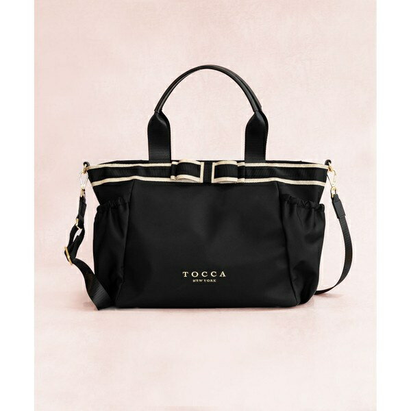 トッカ　マザーズバッグ DUAL RIBBON NYLON TOTE L トートバッグ L／トッカ（TOCCA）