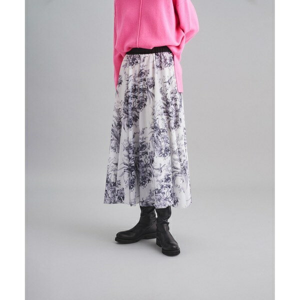 チュールプリントスカート／グレースコンチネンタル（GRACE CONTINENTAL）のサムネイル