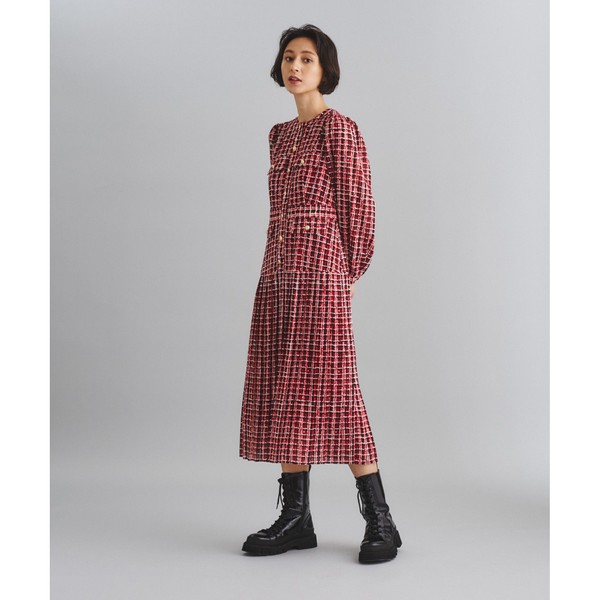 ツイードプリントワンピース／グレースコンチネンタル（GRACE CONTINENTAL）のサムネイル