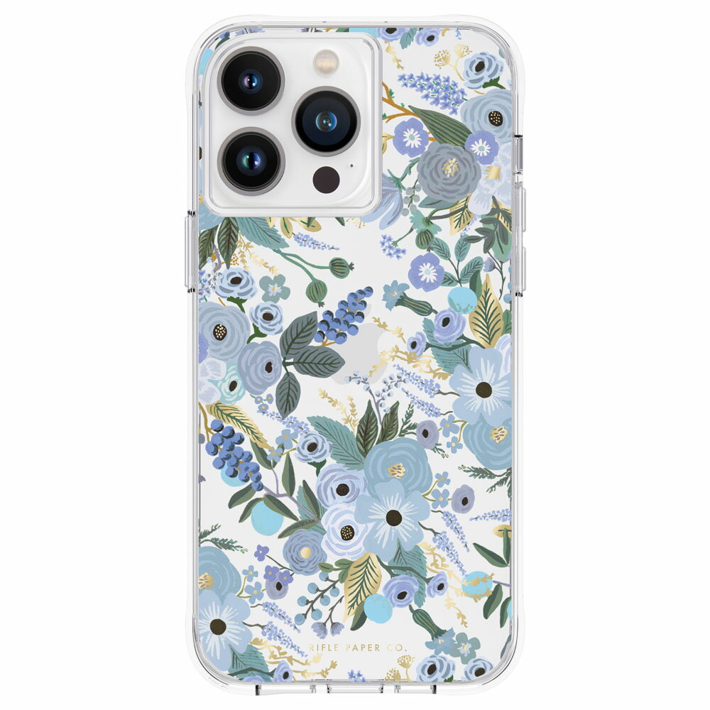 iPhone 14 Pro Max RIFLE PAPER - Garden Party Blue ／ケースメイト Case-Mate 