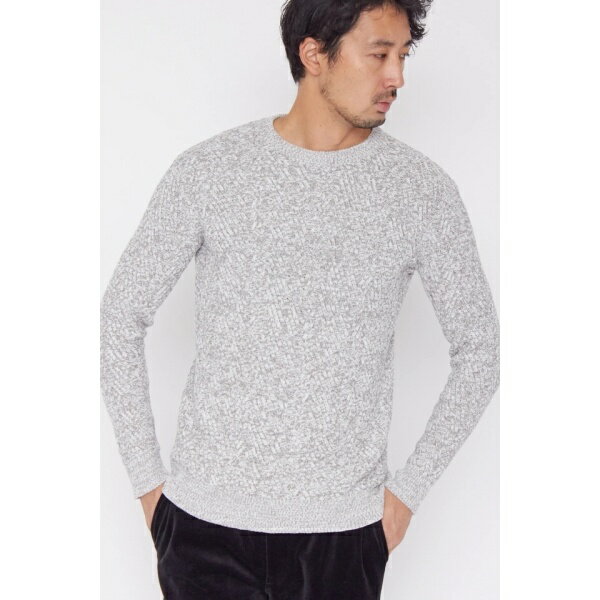 HIGH STREET∴Random Herringbone Mole Crew Neck Knit / HIGH STREET
