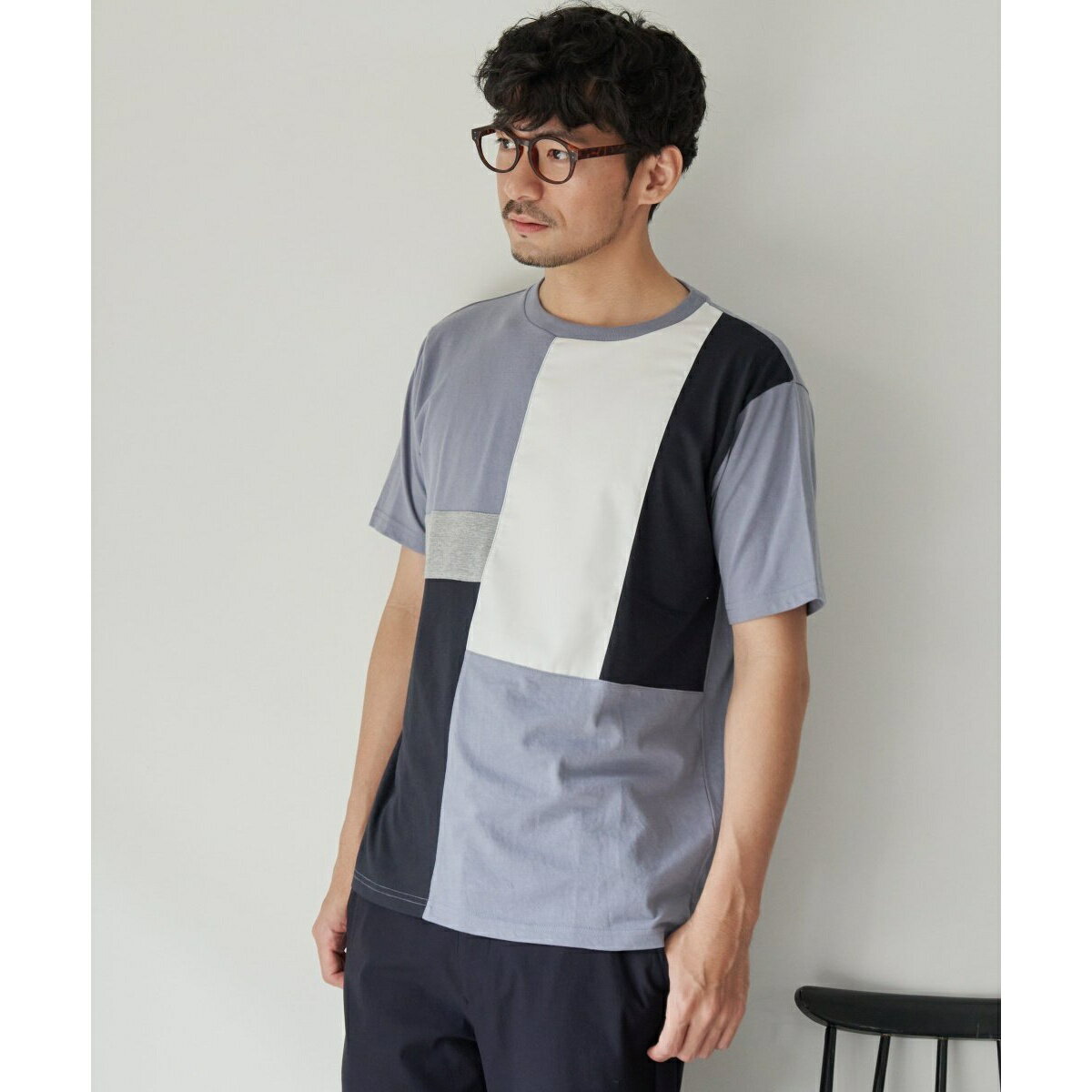 TRツイル切り替えTシャツ/イッカ(ikka)