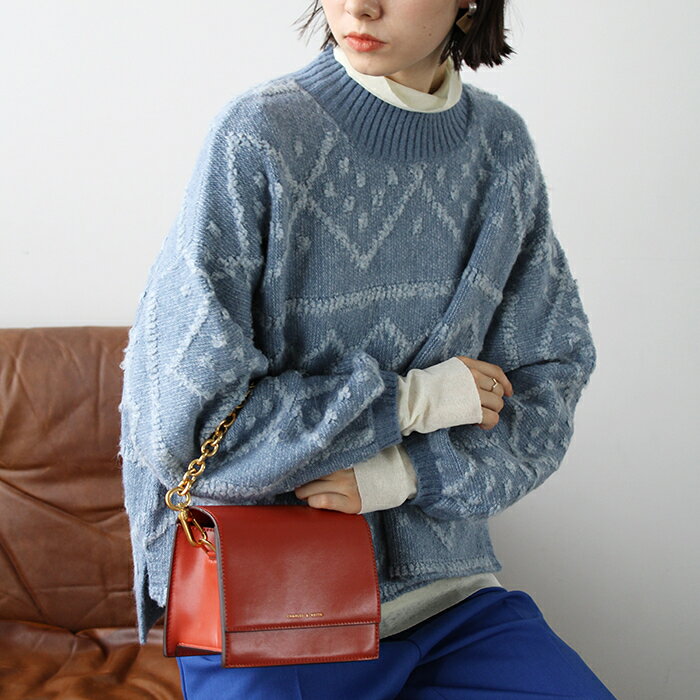 3Dジャカードニットプルオーバー／ジーラ バイ リュリュ（GeeRA）のサムネイル