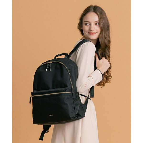【A4サイズ対応・撥水・PCポケット付き】SIDE RIBBON BACKPACK バックパック／トッカ（TOCCA）